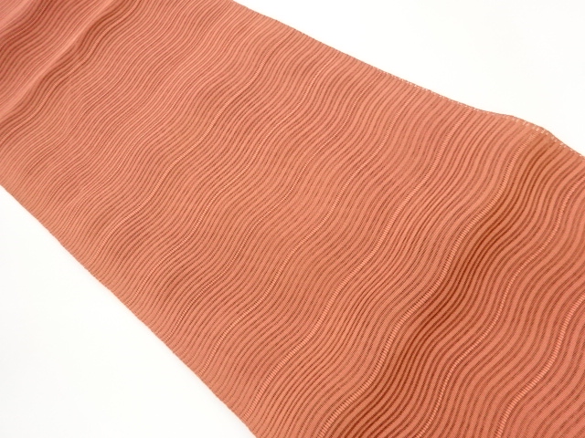 JAPANESE KIMONO / RAUSE SPELLING / HORIZONTAL TIERED PATTERN WEAVING N